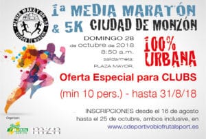 Media Maratón Monzón OFERTA CLUBS